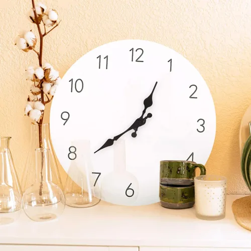 Miniatura 6 de Housoutil 1 Unidades Reloj de Pared Movimiento Reloj Mecanismo Reloj Manos y Motor Kit DIY Reloj de Pared Piezas Reloj de Metal Reloj de Pared DIY