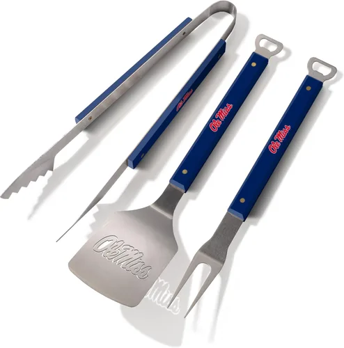 Miniatura 50 de YouTheFan NCAA Spirit Series - Juego de barbacoa de 3 piezas