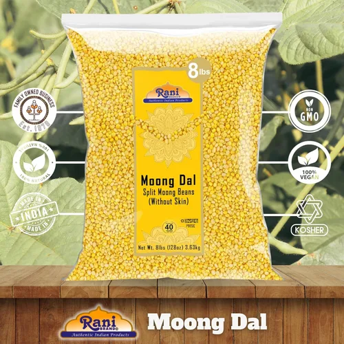 Miniatura 5 de Rani Moong Dal - Lentejas indias de 128 onzas (8 libras), 8.0 lbs a granel, totalmente naturales, aptas para gluten, sin OMG, veganas, origen indio