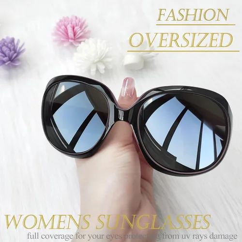 Miniatura 161 de Joopin Lentes de sol de gran tamaño para mujer, polarizados, grandes, para conducción, protección UV, grandes sombras