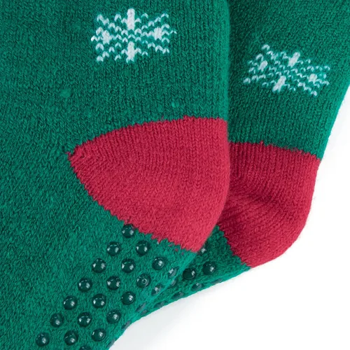 Miniatura 5 de Zando Calcetines peludos de Navidad para niños y niñas, calcetines térmicos gruesos, suaves y esponjosos, calcetines acogedores para niños pequeños