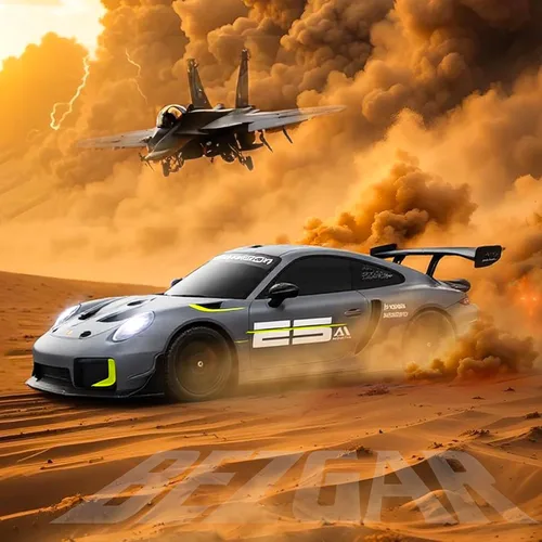 Miniatura 6 de BEZGAR Auto Porsche a control remoto - Auto de juguete Porsche 911 GT2 RS con licencia oficial 1:24 Modelo de Auto RC Porsche, regalo para niños