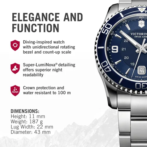Miniatura 2 de Victorinox Men's Maverick Analog Display Swiss Quartz Watch