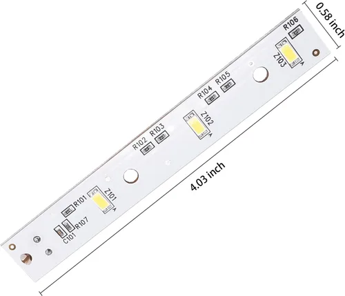 Miniatura 2 de WR55X26671 - Tablero de luz para refrigerador compatible con GE PS11767930 AP6035586 4468532 EAP11767930 CZS22MP2NBS1 CZS22MP2NDS1 CZS22MP2NES1