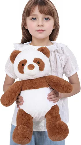 Miniatura 11 de FFxiong Juguete de peluche de oso panda de 18 pulgadas, lindo y suave, almohada de muñeca de cuerpo Kawaii, panda gigante, regalo para niños, niñas