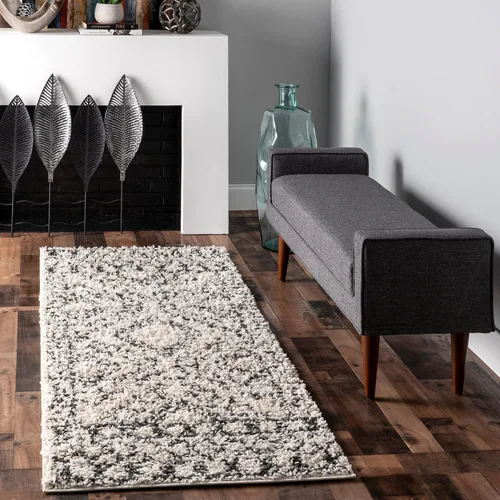 Miniatura 10 de nuLOOM Lacey - Alfombra decorativa geométrica marroquí, 2 x 3, color blanco roto