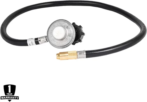 Miniatura 3 de Blackstone 5471 Manguera adaptadora de propano y regulador para tanque de 20 libras, parrilla de gas y plancha - Resistente a la intemperie