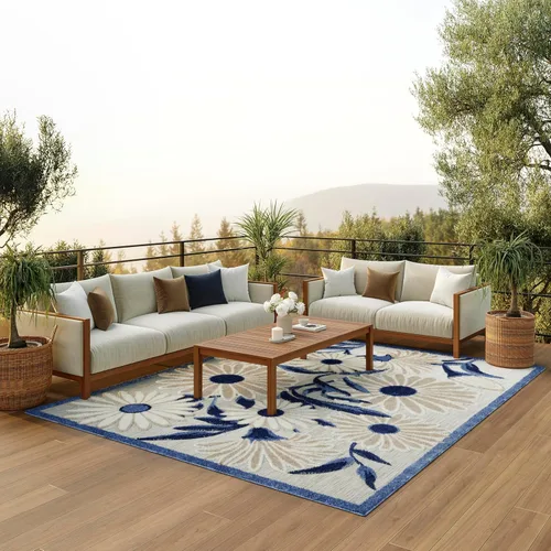 Miniatura 13 de Nourison Home Aloha - Alfombra beige de 2 pies 3 pulgadas x 12 pies, fácil de limpiar, no se desprende, para dormitorio, sala de estar, comedor