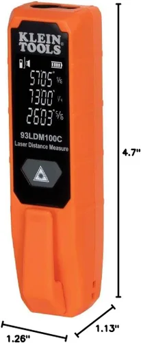 Miniatura 12 de Klein Tools Laser Distance Measure, Measures in Feet, Inches, Meters