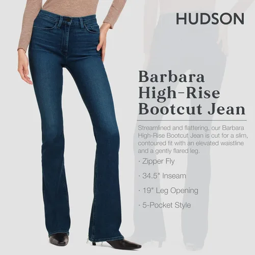 Miniatura 2 de HUDSON Jeans Barbara de tiro alto corte de bota en realeza
