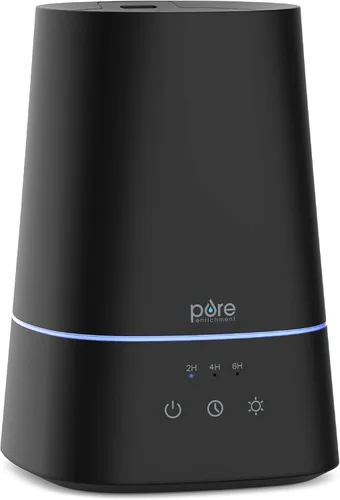 Pure Enrichment HUME Max - Humidificador ultrasónico de niebla fría de fácil llenado superior, tanque de agua de 3.7-L (1 galón), 3 configuraciones