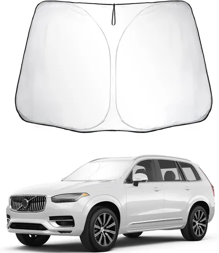 SKTU 2016-2025 2026 XC90 Parasol para parabrisas delantero para Volvo XC90 2016-2025 2026, parabrisas plegable para bloquear los rayos UV y el calor