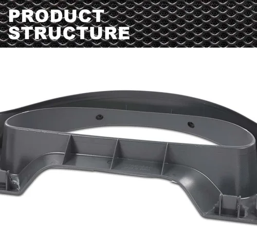 Miniatura 7 de CNNELL Bisel de panel de tablero compatible con Dodge Sprinter 2002-2006 lado izquierdo del conductor con boquilla A/C 5104262AA