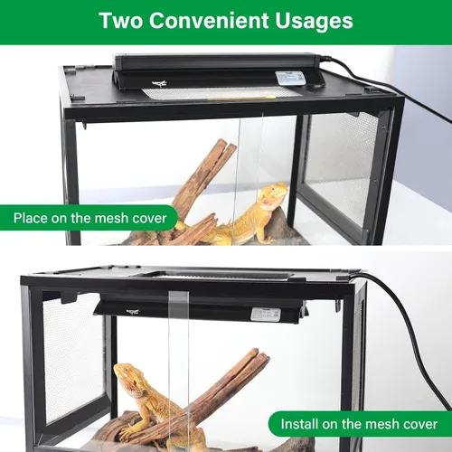 Miniatura 8 de Luz UVB para reptiles, 10W HO LED UVB lámpara de reptil UVA UVB lámpara bombilla terrario para dragón barbudo, tortuga, serpiente crestada Gecko