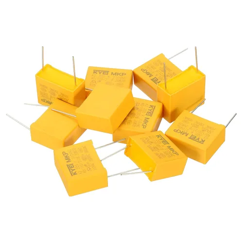 Miniatura 7 de PATIKIL Condensadores de seguridad, paquete de 10 unidades de 0.47uF AC 310V 0.886 in Pin Pitch 1.063x0.669x0.276 in polipropileno Film Capacitor