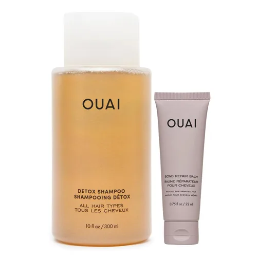 Miniatura 9 de OUAI - Champú Detox - Champú aclarante para acumulación, suciedad, aceite, productos y agua dura - Vinagre de sidra de manzana y queratina