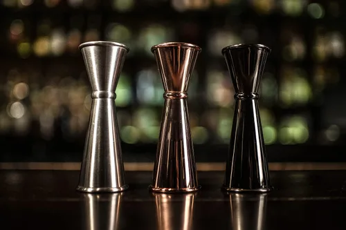 Miniatura 7 de BARIANTTE - Jigger de cóctel para bartending, vaso de chupito japonés de 2 onzas, 1 oz, color negro Negro espacial