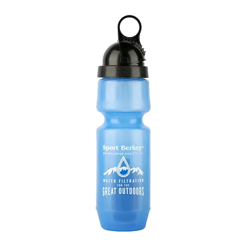 Botella con filtro de agua Sport Berkey ideal para fuera de la red, emergencias, senderismo, camping, viajes y uso diario en casa, trabajo o escuela