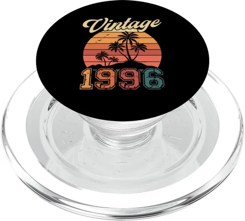 Miniatura 7 de Vintage 1996 Retro Sunset Nostalgia 90s 30th Birthday PopSockets Adhesive PopGrip