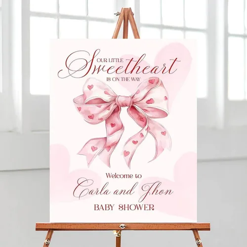 Miniatura 10 de Letrero de bienvenida editable de flores silvestres para baby shower, letrero de mariposa para baby shower, letrero con nombre personalizado