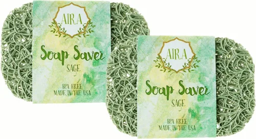 Miniatura 10 de Aira Jabonera - Plato para Jabón y Accesorio de Soporte de Jabón - Portajabones sin BPA para Ducha y Baño - Fabricado en EE. UU. - Drena el Agua