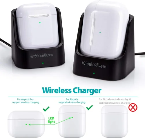 Miniatura 2 de Cargador Airpod Pro, estación de carga inalámbrica diseñada para Airpods y Airpods Pro