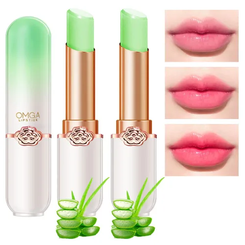 Miniatura 11 de BINGBRUSH Lápiz labial que cambia de color melocotón, hidratante de larga duración para el cuidado de los labios, bálsamo labial mágico, brillo
