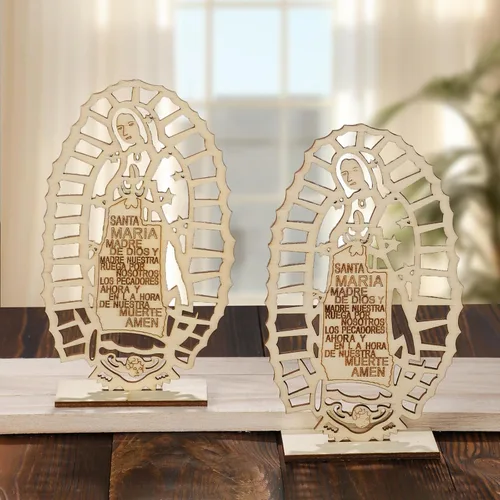 Miniatura 3 de 12 Piezas De Centros De Mesa De Madera Para Bautizo, Centros De Mesa Para Bautizo Bodas Decoraciones, Mi Primera Comunión Decoraciones, Decoraciones