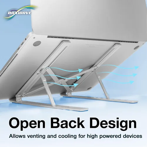 Miniatura 3 de BoxWave Soporte y soporte compatible con ASUS ROG Flow Z13 (2022) - Soporte compacto QuickSwitch, elevador plegable portátil de visión multiángulo