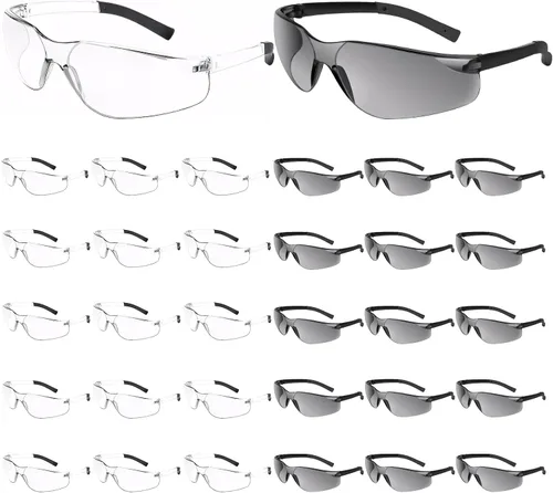Miniatura 12 de MIUSKATL - Lentes de seguridad, ANSI Z87.1, resistentes a los arañazos, para hombres y mujeres, protección ocular a granel para trabajo