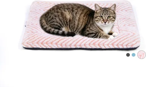 Miniatura 28 de Mora Pets Almohadilla para jaula para perros, alfombra para jaula de perrera para perros pequeños, lavable, bonita cama de estrella para mascotas