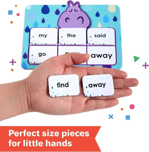 Miniatura 6 de Barnacle Toys Wild Word Safari - CVC Sight Word Reading Games, alternativas de tarjetas flash de fonética primaria para niños, actividades