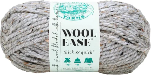 Miniatura 132 de Lion Brand Yarn - Ovillo de lana Wool-Ease Thick & Quick color fuerza aérea