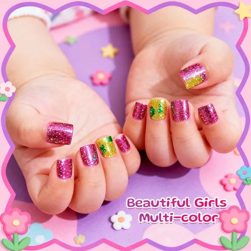 Miniatura 3 de OpenLive Juego de esmaltes de uñas para niños de secado rápido de 12 colores, esmalte de uñas para niños, esmalte de uñas pelable a base de agua