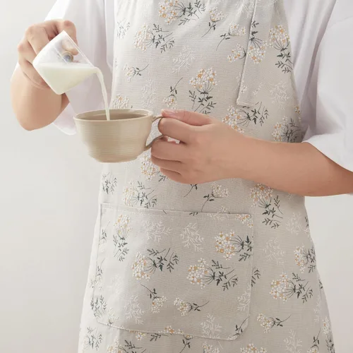 Miniatura 5 de Delantal de estilo japonés vintage para hombres y mujeres, delantal de cocina ajustable con bolsillos, delantal multifuncional para hornear
