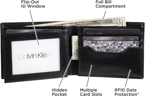 Miniatura 6 de Calvin Klein Men's Wallet Sets-Minimalist Bifold and Card Cases