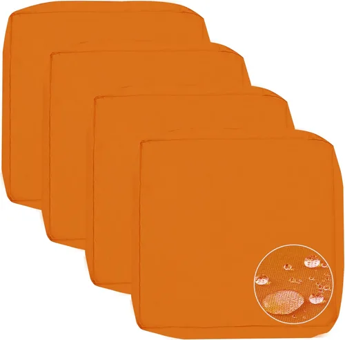 Miniatura 31 de Sqodok - Fundas para cojines de patio de 18 x 18, fundas impermeables para cojines de exterior de repuesto, 2 unidades, fundas para asientos