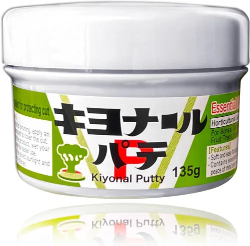 Pasta de corte de bonsái de 4.76 oz (tipo puto), sellador de poda de árboles para bonsái, jardinería, injertos, fabricado en Japón, color gris