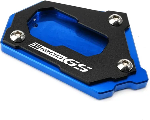 Soporte lateral de pie para motocicleta, almohadilla de placa de extensión para BMW R1200GS LC K50 R1200 GS Adventure K51 R 1200 GS (Color negro