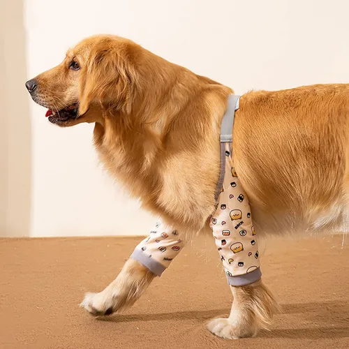 Miniatura 6 de ROZKITCH Manga de pierna para cirugía de perro para piernas delanteras, evita lamer heridas, codo y rodilla, manga de pierna de perro para dejar