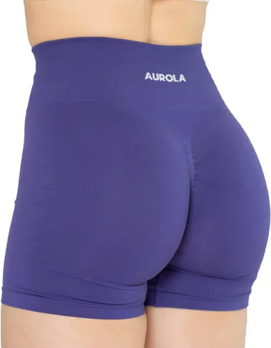 AUROLA Intensify - Pantalones cortos de entrenamiento para mujer, sin costuras, para gimnasio, yoga, correr, deporte, ejercicio activo, fitness