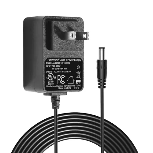 Miniatura 8 de Makartt Adaptador de Cargador de Energía Original para Lima de Uñas Nouvella, Suministro de Batería 12V 1.5A AC-DC para Lima Eléctrica Recargable