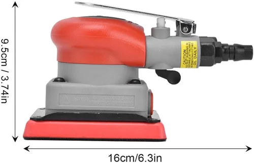 Miniatura 2 de Lijadora orbital aleatoria neumática 0.098 in Orbit Palm Air Sander para auto detallar coche pulido carpintería