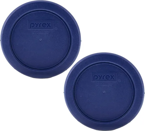 Miniatura 5 de Pyrex 7202-PC - Tapa de repuesto para almacenamiento de alimentos, 1 taza, color azul oscuro, fabricada en Estados Unidos