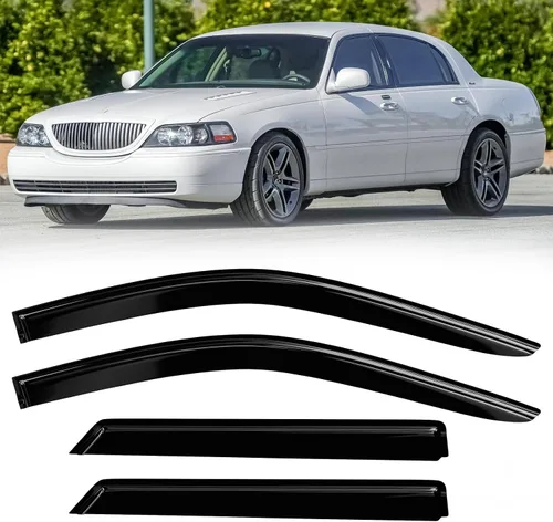 Miniatura 67 de Protectores de lluvia de ventana para Ford F150 SuperCab 2004-2014 2 piezas deflector de ventana para 09-14 F-150 con 2 puertas delanteras