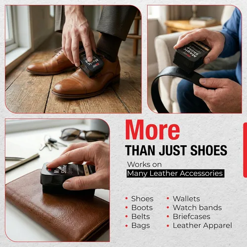 Miniatura 6 de JobSite – Esponja abrillantadora instantánea para botas y zapatos de cuero Express