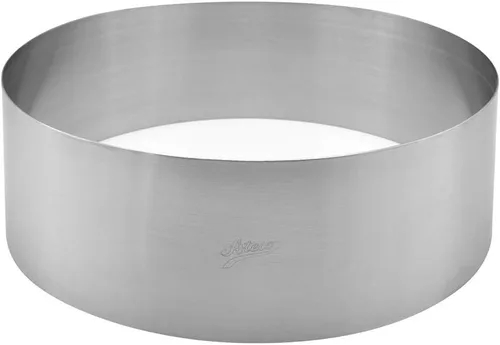 Miniatura 8 de Ateco Molde redondo para postre, anillo de pastel, 3 pulgadas de alto x 3.125 pulgadas de diámetro, acero inoxidable