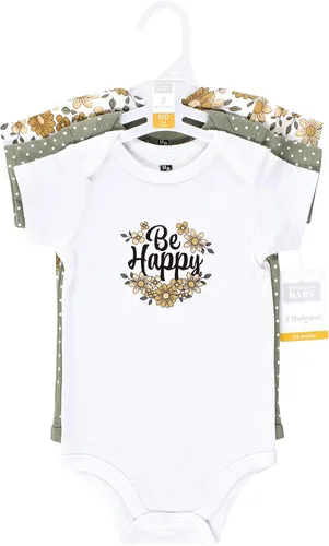 Miniatura 370 de Hudson Baby baby-girls Cotton Bodysuits 3-pack