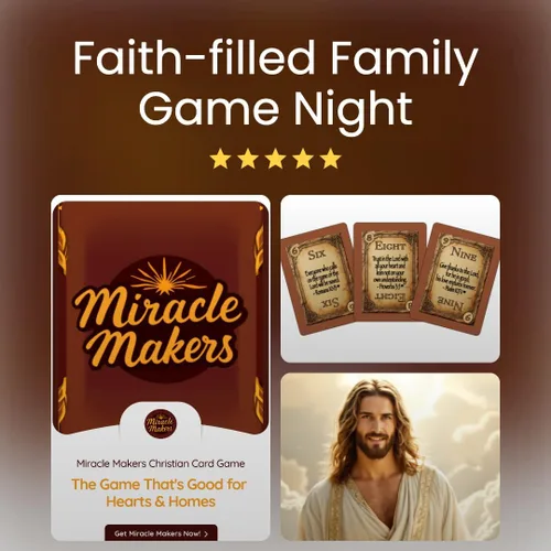 Miniatura 6 de Miracle Makers - Juego de cartas Temático cristiano, no requiere conocimiento bíblico, diversión no confesional, a partir de 7 años, 2 a 4