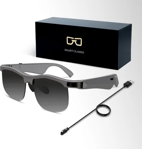 Miniatura 2 de Lentes inteligentes – Gafas Bluetooth para hombres con traducción de 160 idiomas con protección UV con chat GPT lentes inteligentes multifuncionales